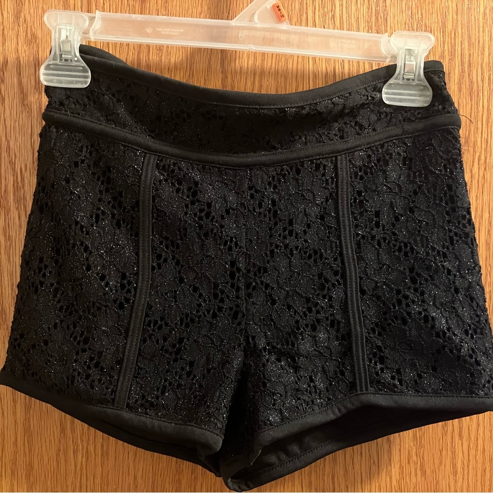 Charlotte Russe black sparkly shorts. Never worn.